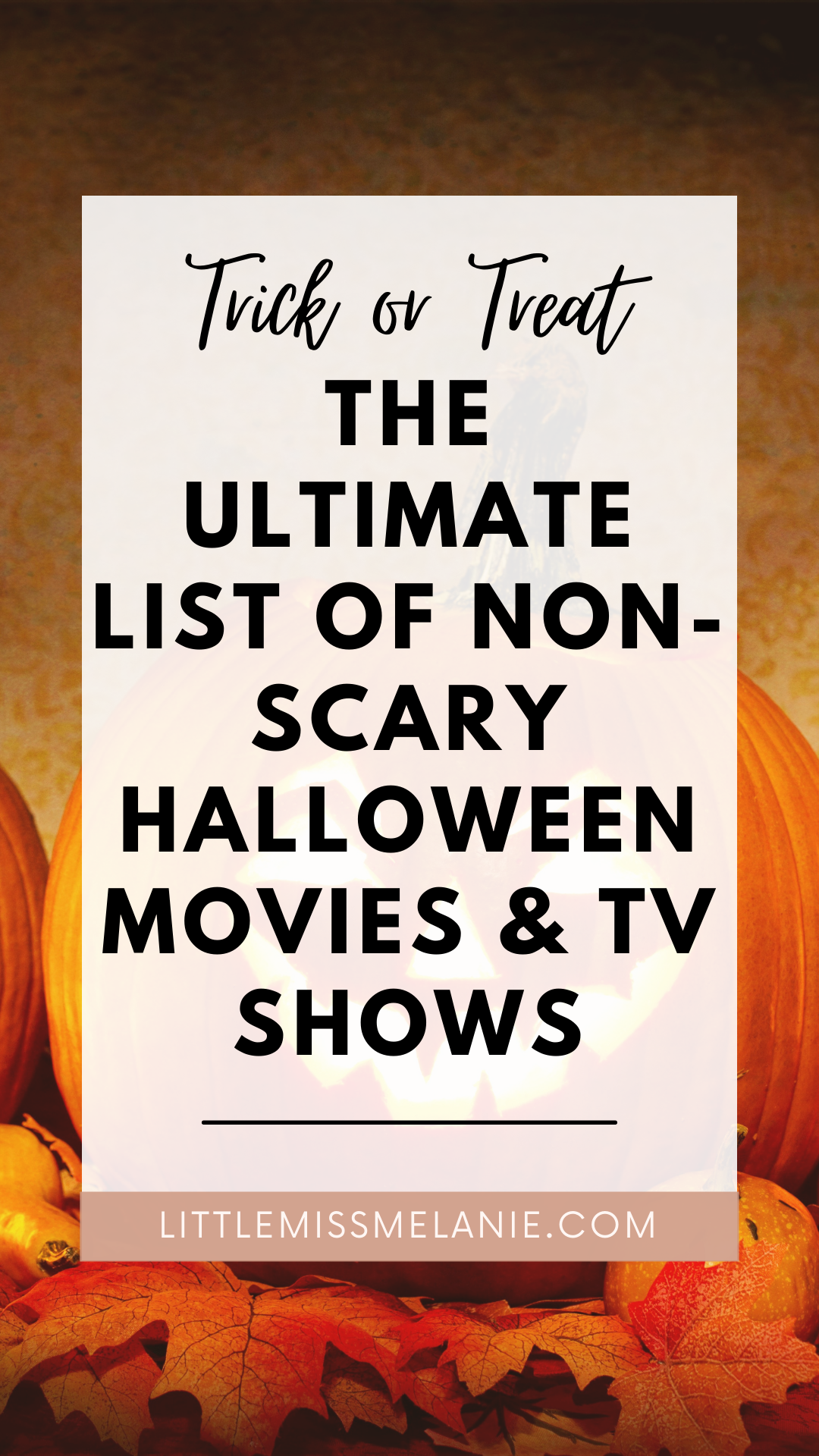 The Ultimate List Of Non Scary Halloween Movies & TV Shows